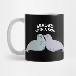 Sealed With A Kiss Cute Sea Lion Seal Pun. Mug